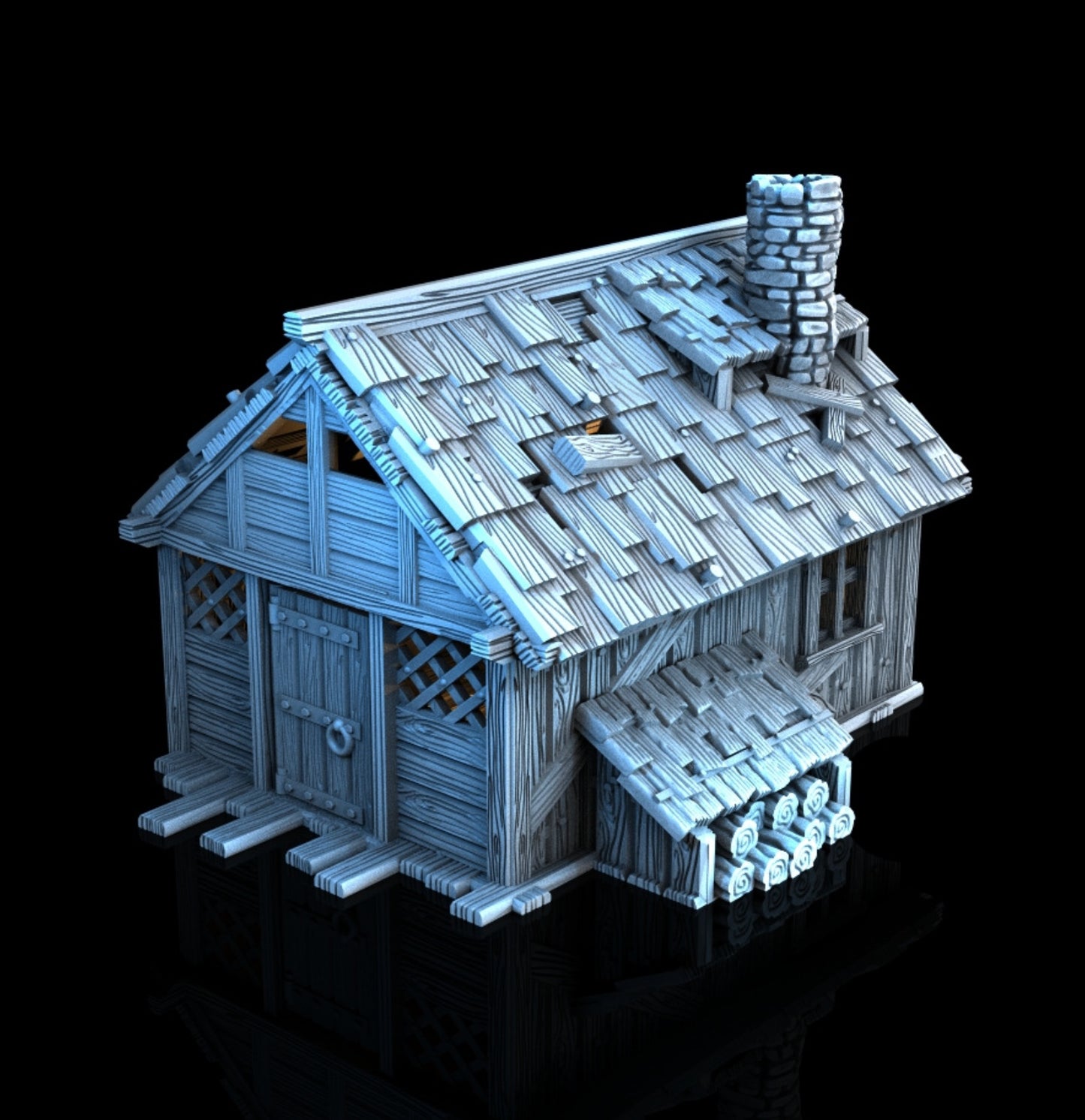 Lumberjack House - 28mm DND/Wargame/RPG Terrain