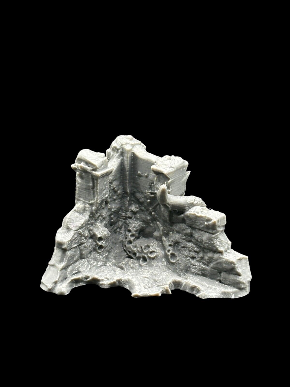 Small Infected Ruins Terrain Sci Fi Tabletop Scenery 3D Printed 3 pcs image 2