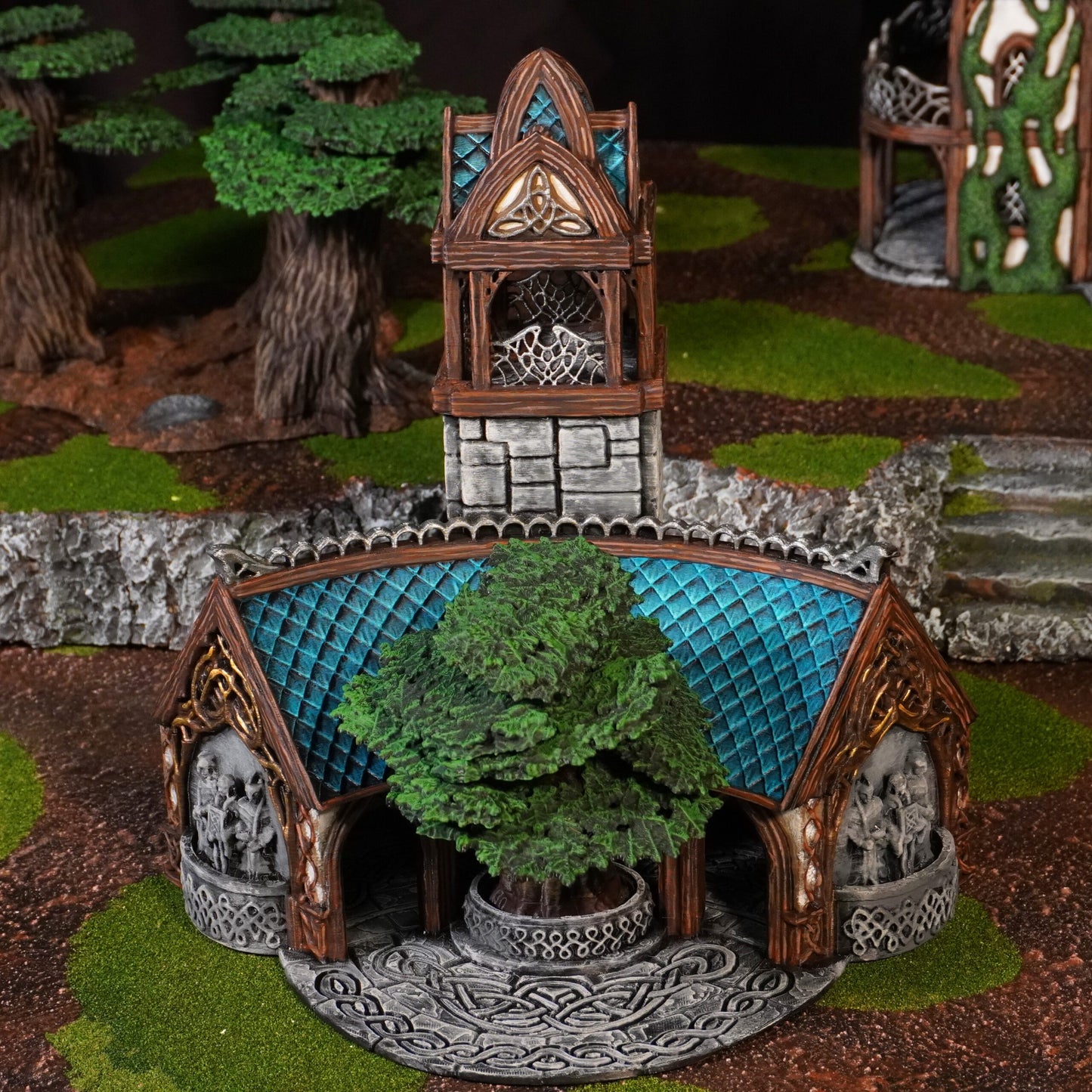 Elven Council Chamber - 28mm DND/Wargame/RPG Terrain image 0