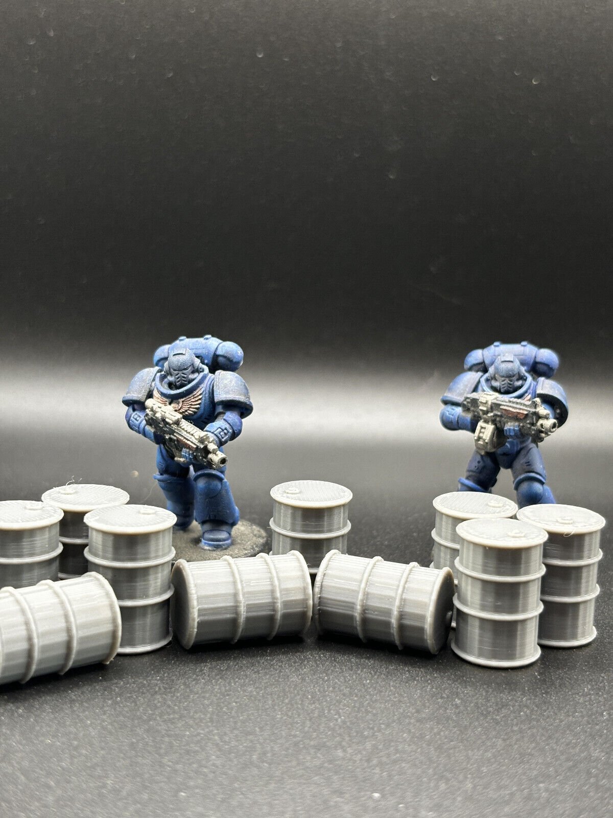 20x Barrels Terrain Scatter 28mm Scale For Games Like Warhammer / Wargaming - Molten Prints