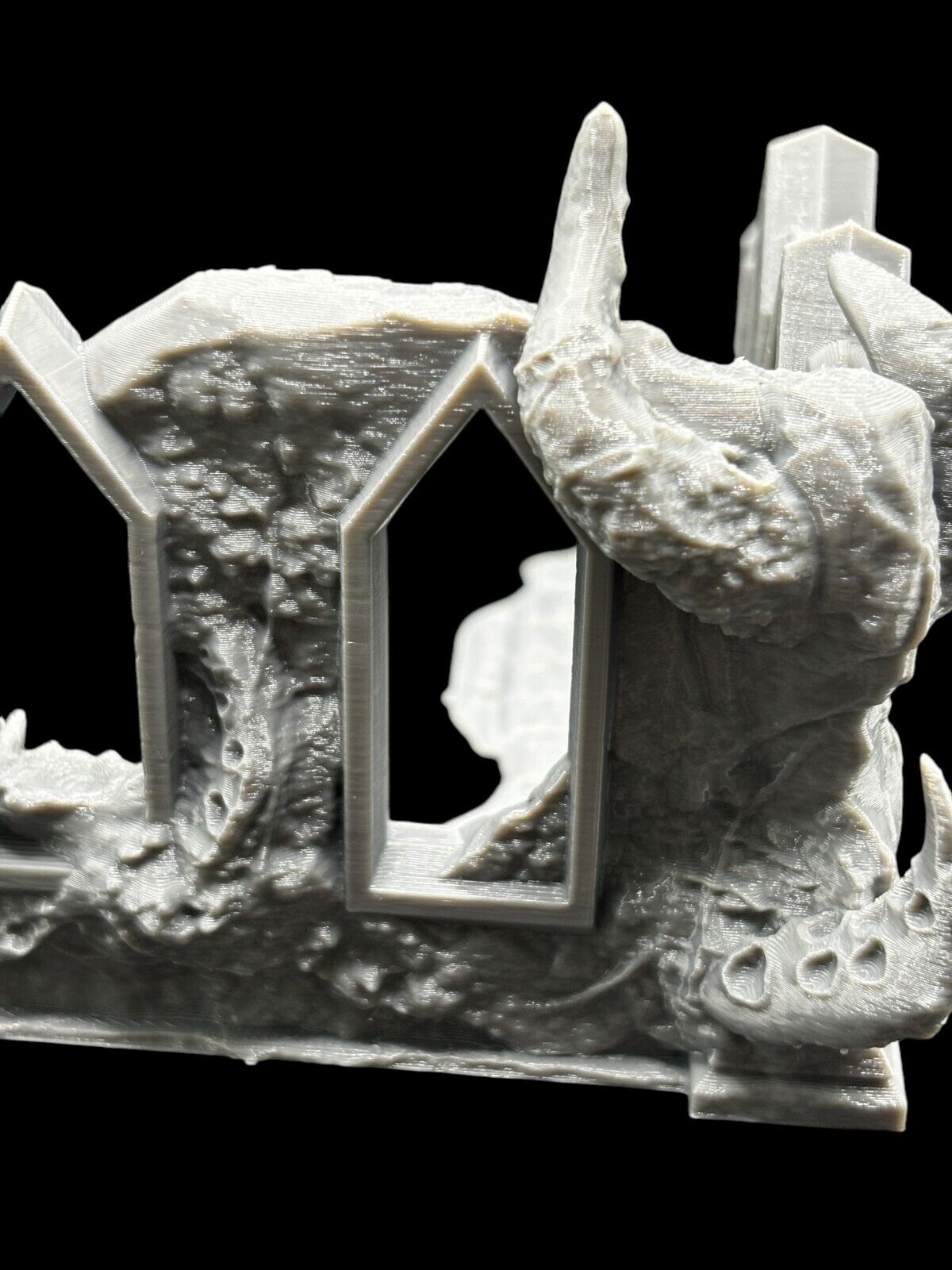 Medium Infected Ruins Terrain Sci Fi Tabletop Scenery 3D Printed 2 pcs image 5