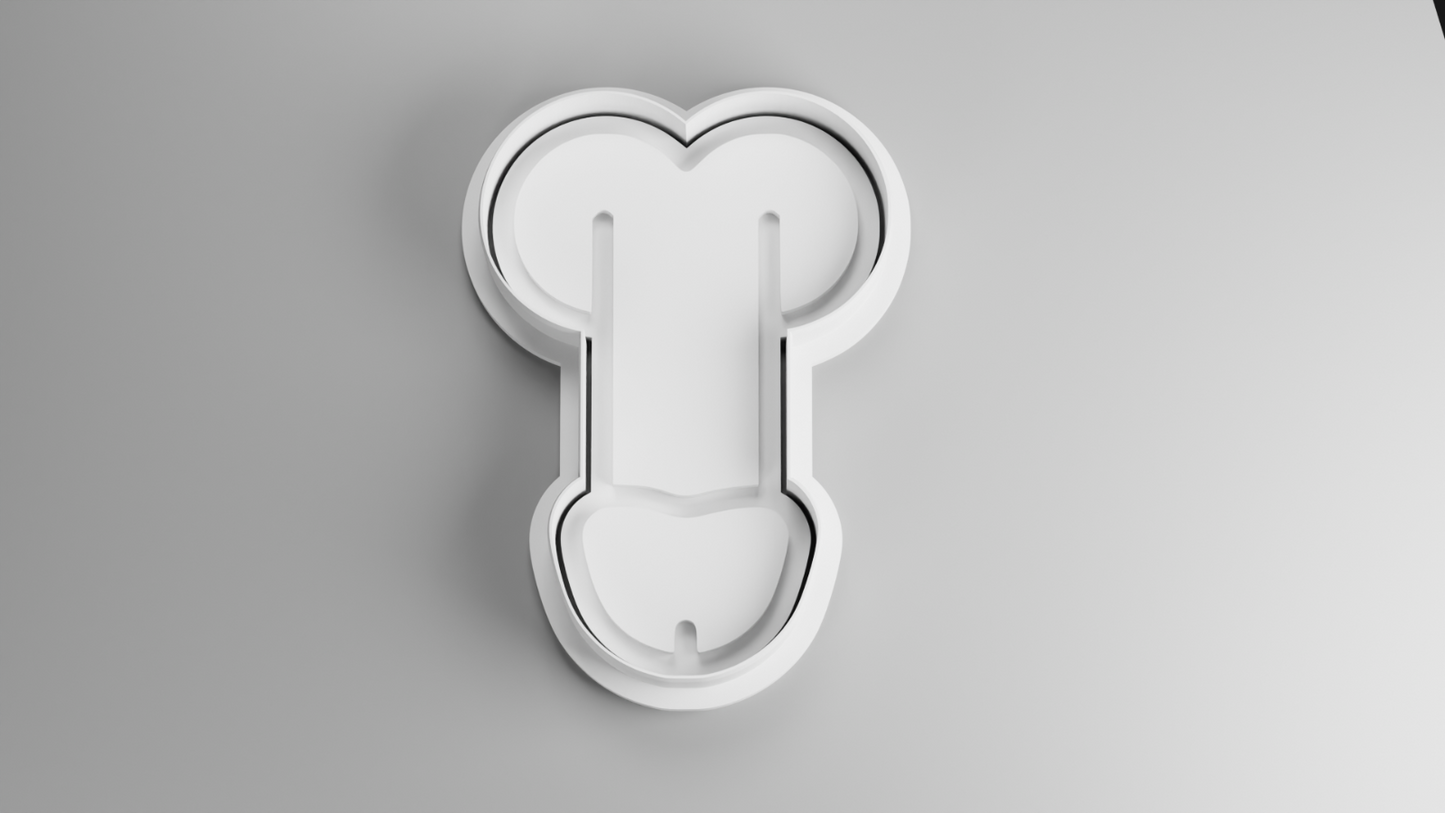 Penis Shaped Cutter Cookies Biscuits Icing Fondant Clay Playdoh image 1