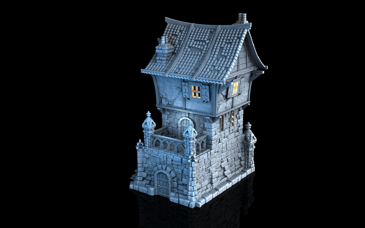Tombstone House - 28mm DND/Wargame/RPG Terrain image 2