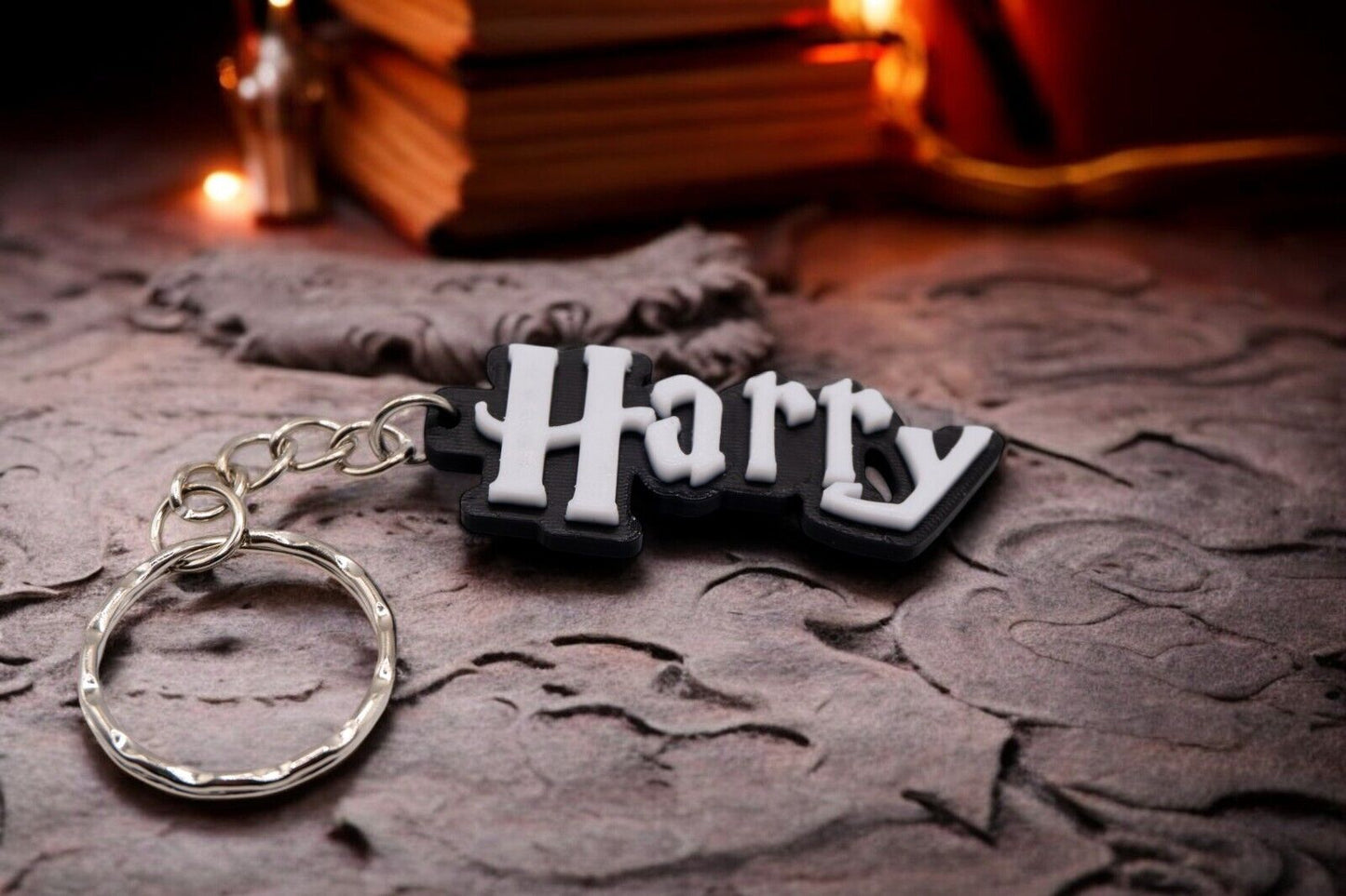 Harry Potter Personalised Name Keychain, School Bag, Lunch Bag, Perfect Gift image 1