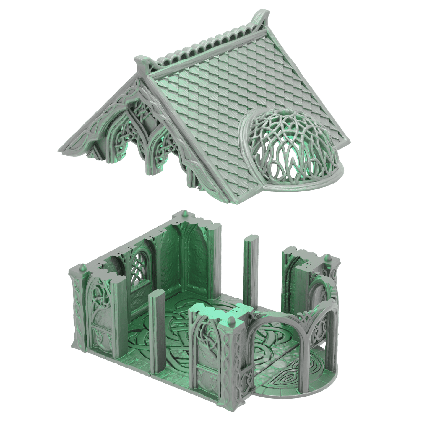Elven Home - 28mm DND/Wargame/RPG Terrain image 1
