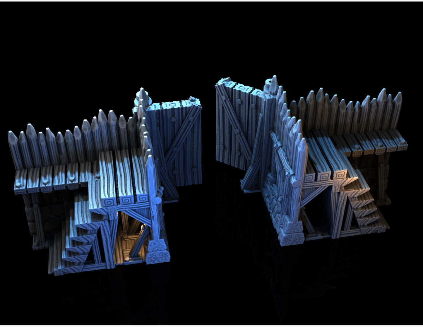 Palisade Gate - 28mm DND/Wargame/RPG Terrain
