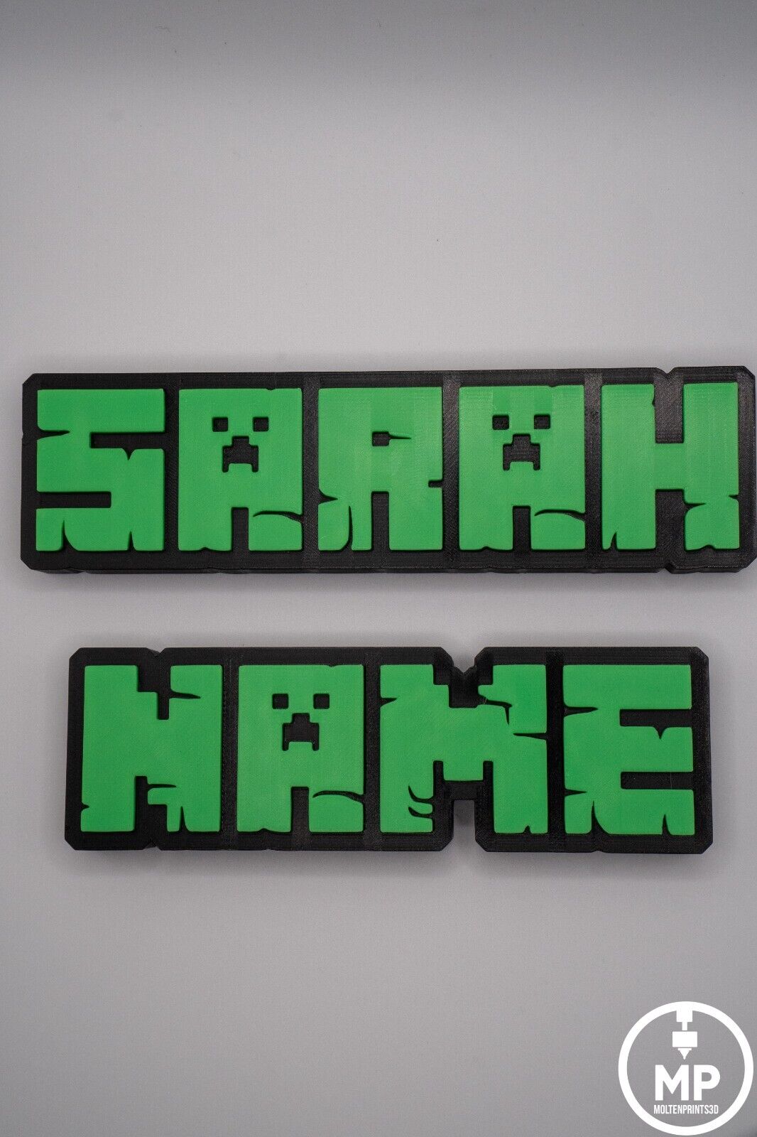 Mine craft Custom Name Sign - Desk/Kids/Door Sign - Personalised Gift image 8