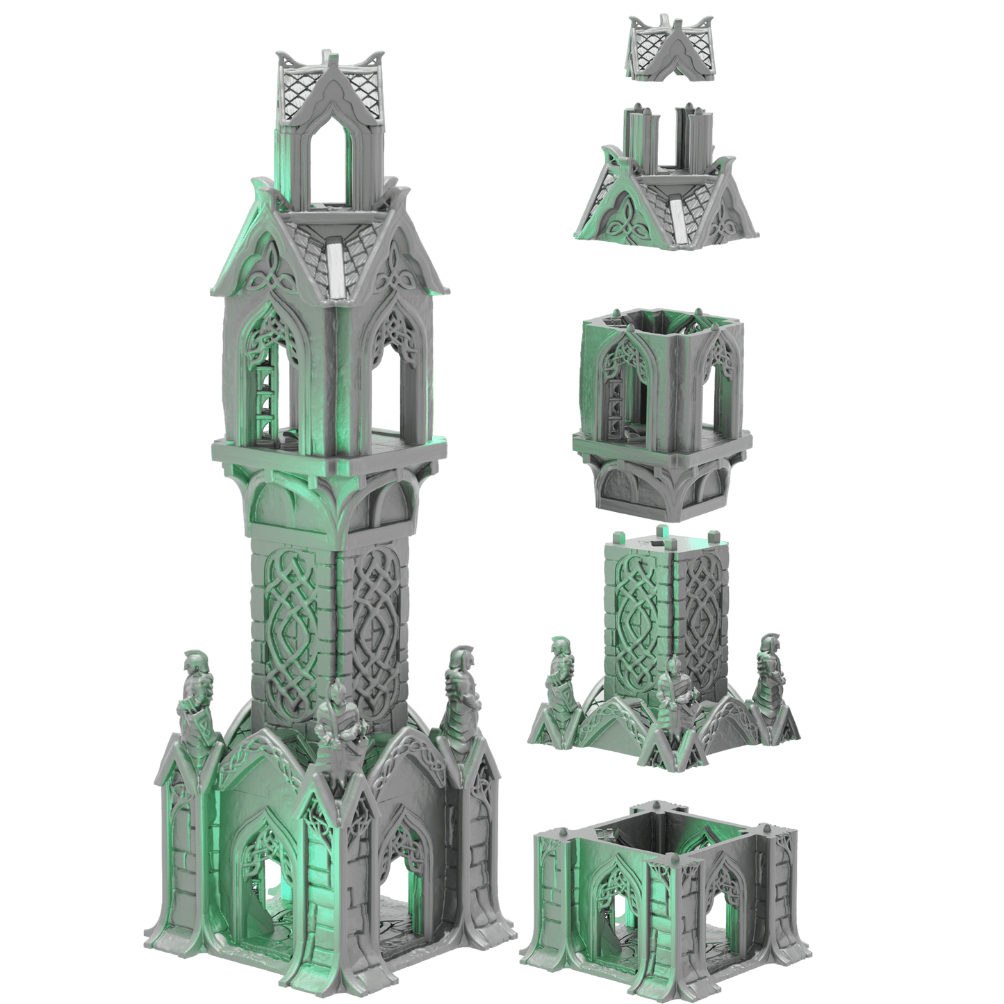 Elven Watchtower - 28mm DND/Wargame/RPG Terrain image 1