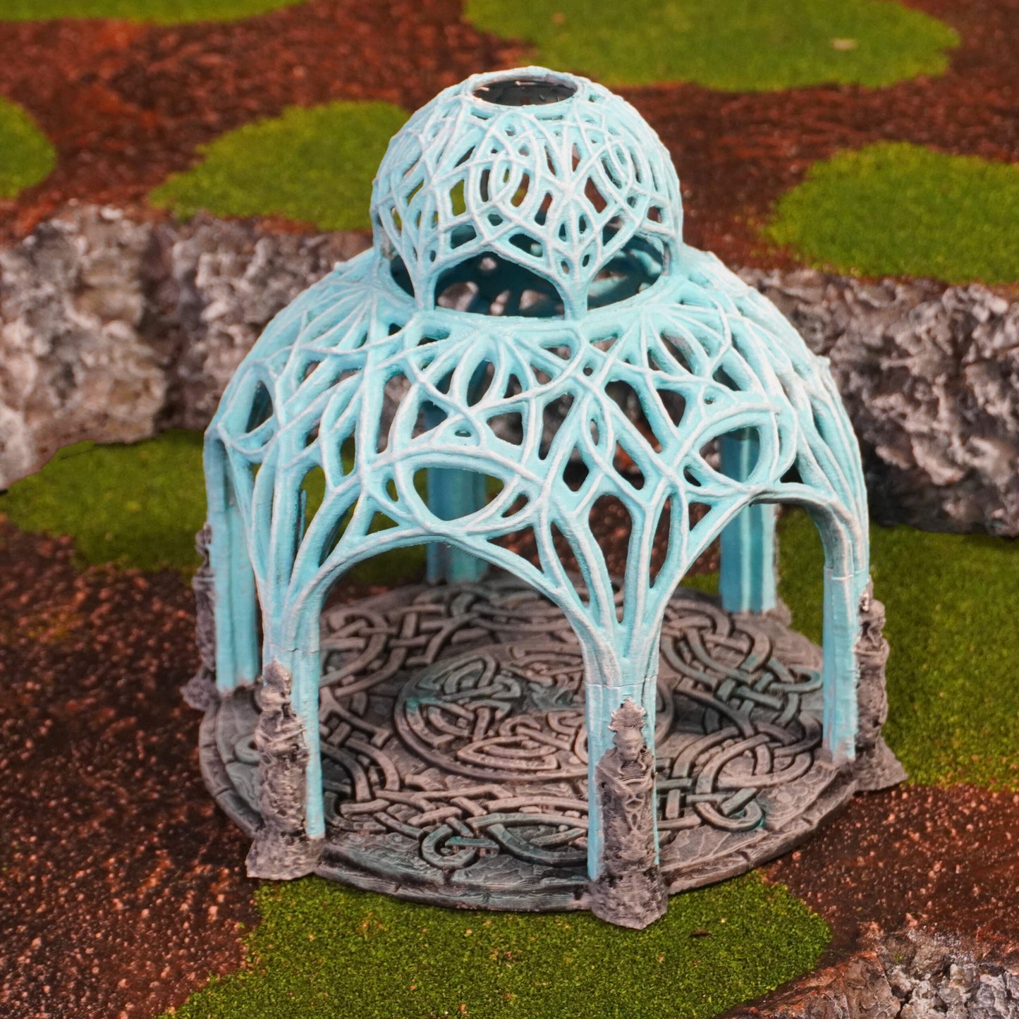 Elven Council Gazebo - 28mm DND/Wargame/RPG Terrain image 0