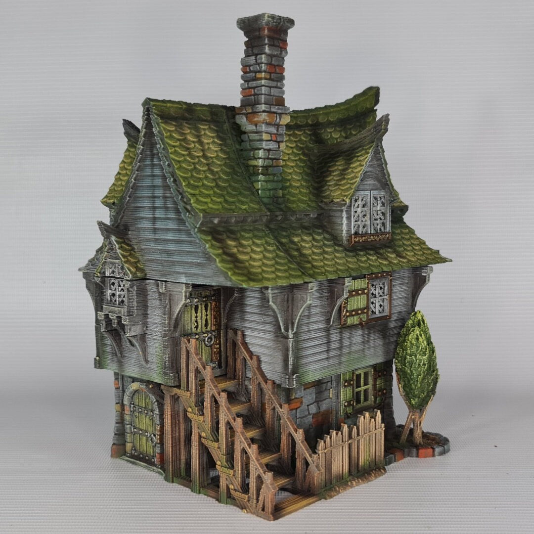 Cabbagetop House - 28mm DND/Wargame/RPG Terrain image 1