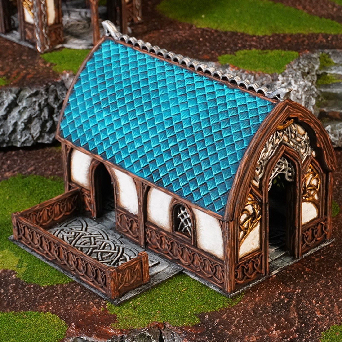 Elven Barracks - 28mm DND/Wargame/RPG Terrain image 0