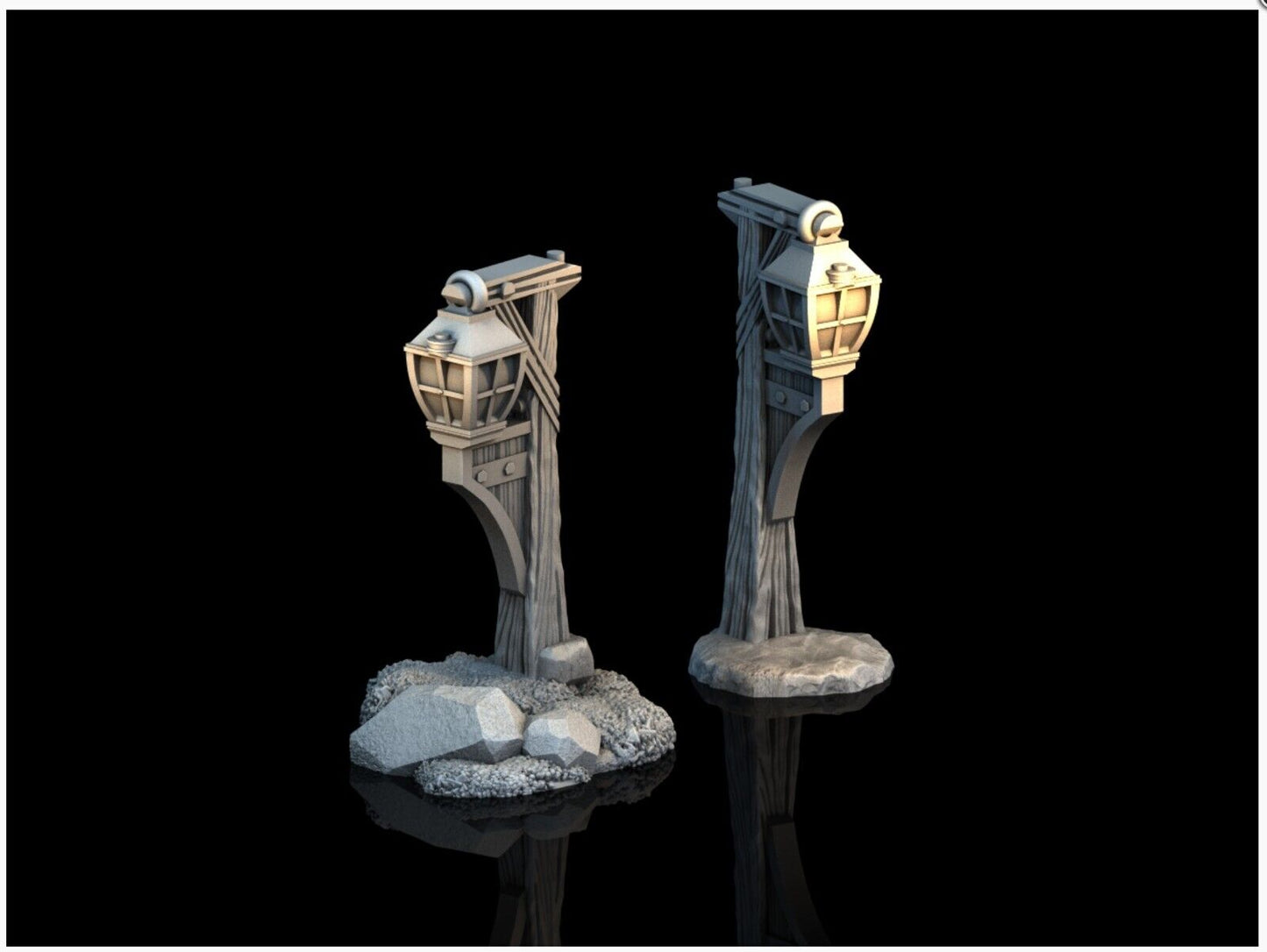 Scatter - Lantern Set - 28mm DND/Wargame/RPG Terrain image 0