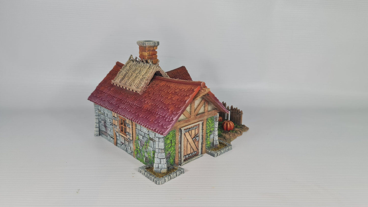 Pumpkin Cottage - 28mm DND/Wargame/RPG Terrain image 9