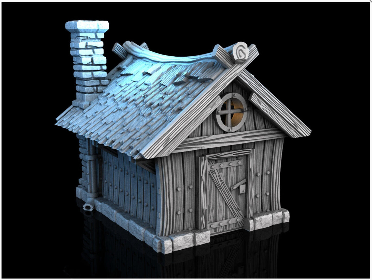 Hunters Cabin - 28mm DND/Wargame/RPG Terrain image 0
