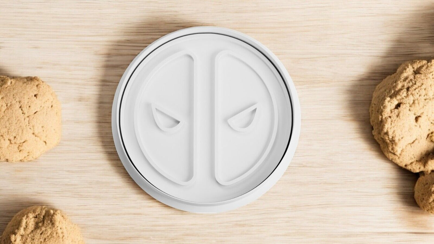 Deadpool Cutter Cookies Biscuits Icing Fondant Clay Playdoh image 0