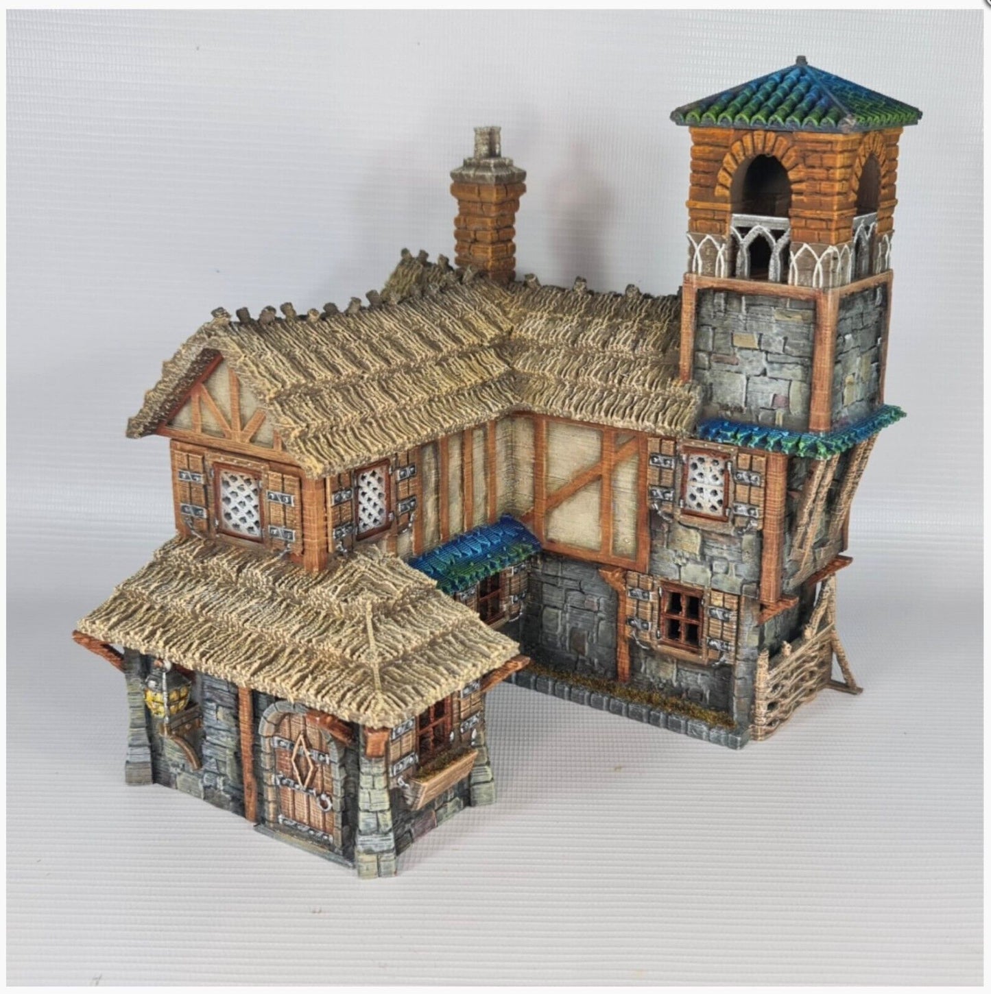 Bell Tower Farm 28mm - 28mm DND/Wargame/RPG Terrain image 0