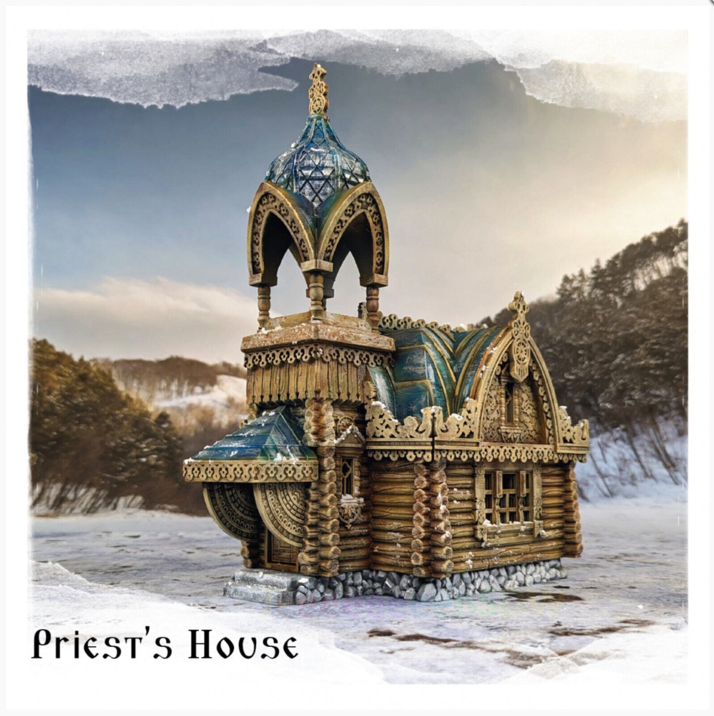 Priest's House - 28mm DND/Wargame/RPG Terrain image 0