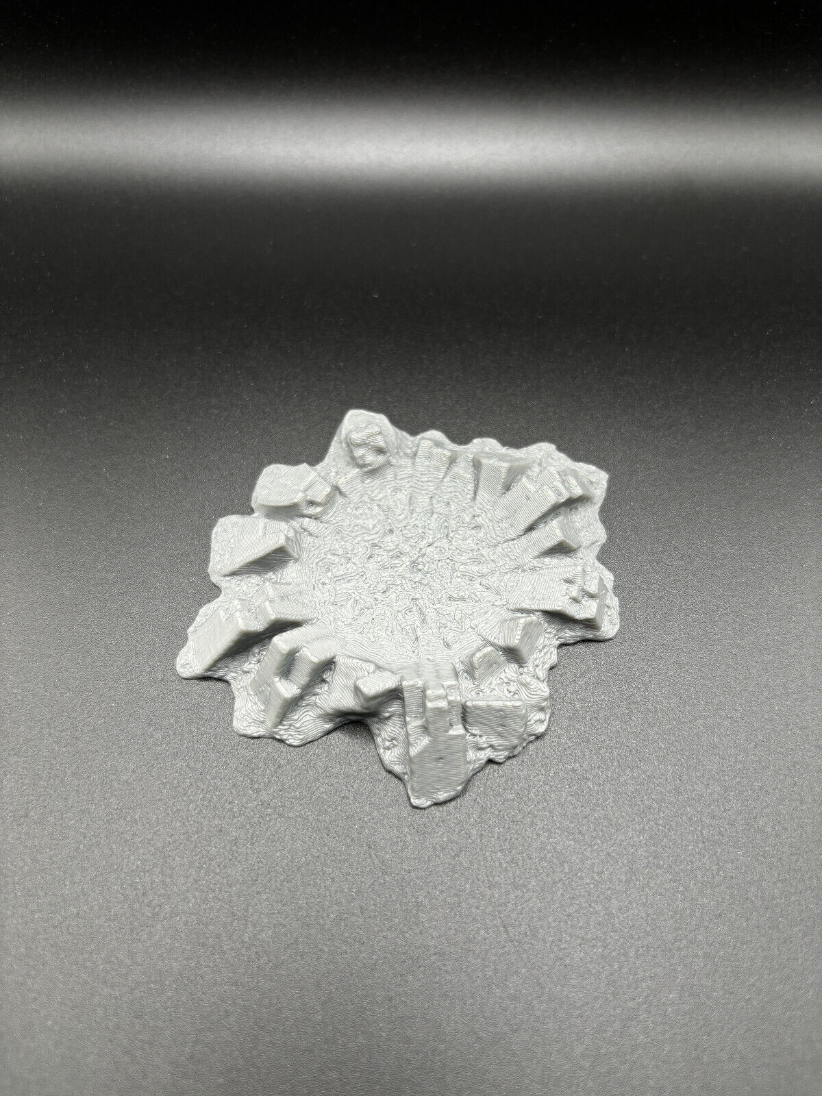 4x 28mm Craters for Tabletop Gaming For Games Like Warhammer - 3D Printed image 3