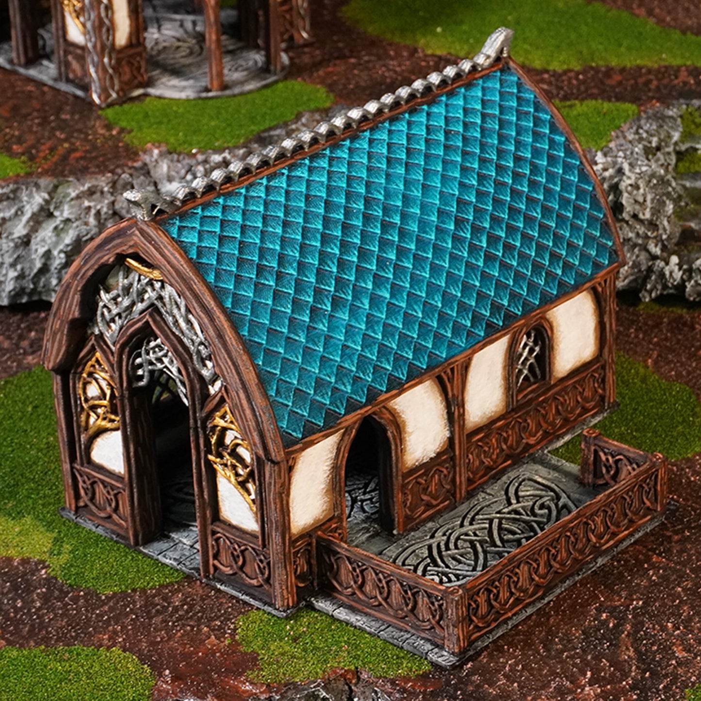 Elven Barracks - 28mm DND/Wargame/RPG Terrain image 1