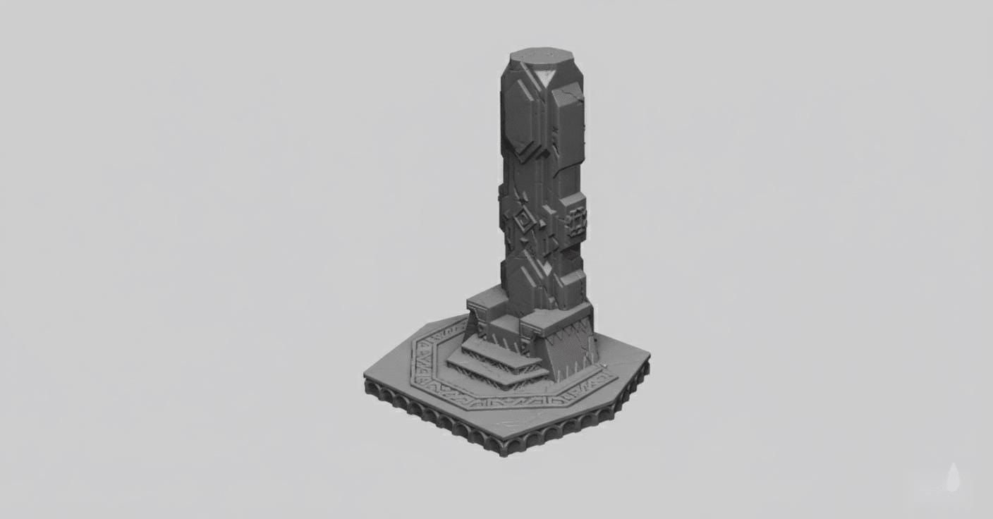 Dwarven Throne A - 28mm DND/Wargame/RPG Terrain - Molten Prints