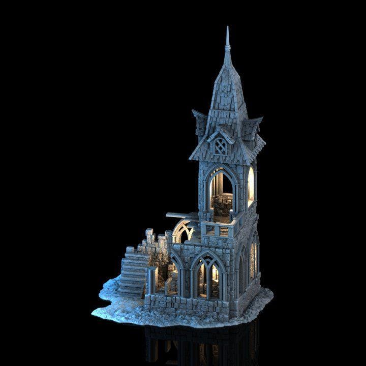Ruined Cloister - 28mm DND/Wargame/RPG Terrain - Molten Prints