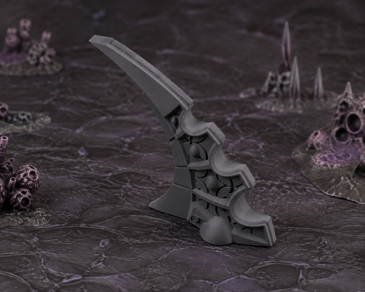 Alien Spine in scene on a wargaming table