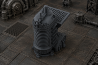 Industrial Machinery 02 in scene on a wargaming table