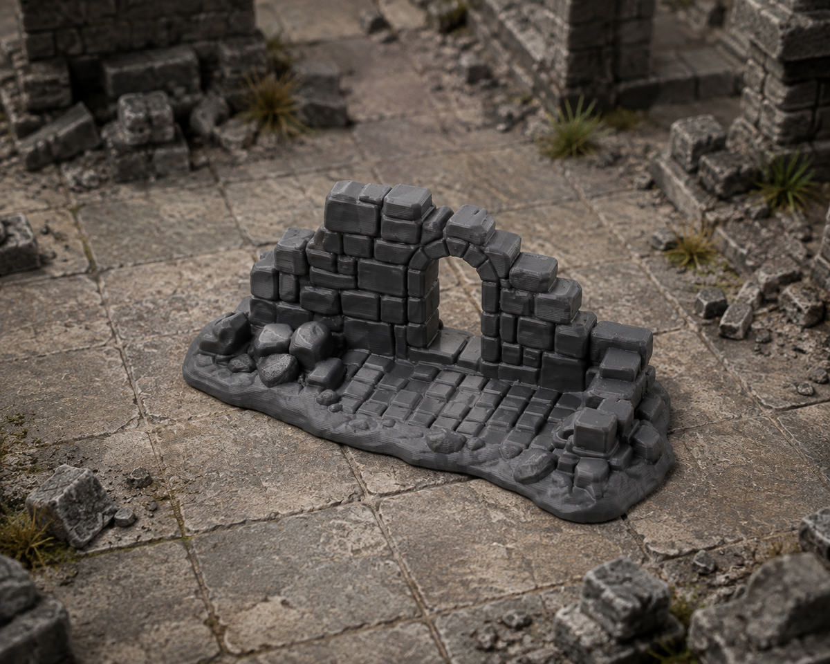 Lower Ruins 15 in a dark fantasy tabletop scene