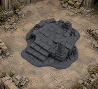Lower Ruins 02 in a dark fantasy tabletop scene