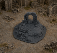 Dun Kaeroth Ruin 5 in a dark fantasy tabletop scene