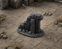 Lower Ruins 12 in a dark fantasy tabletop scene