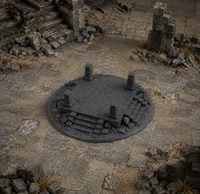 Dun Kaeroth Ruin 6 in a dark fantasy tabletop scene