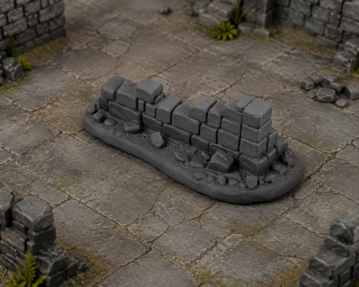 Lower Ruins 19 in a dark fantasy tabletop scene