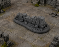 Lower Ruins 19 in a dark fantasy tabletop scene