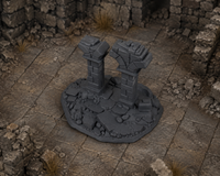 Lower Ruins 16 in a dark fantasy tabletop scene