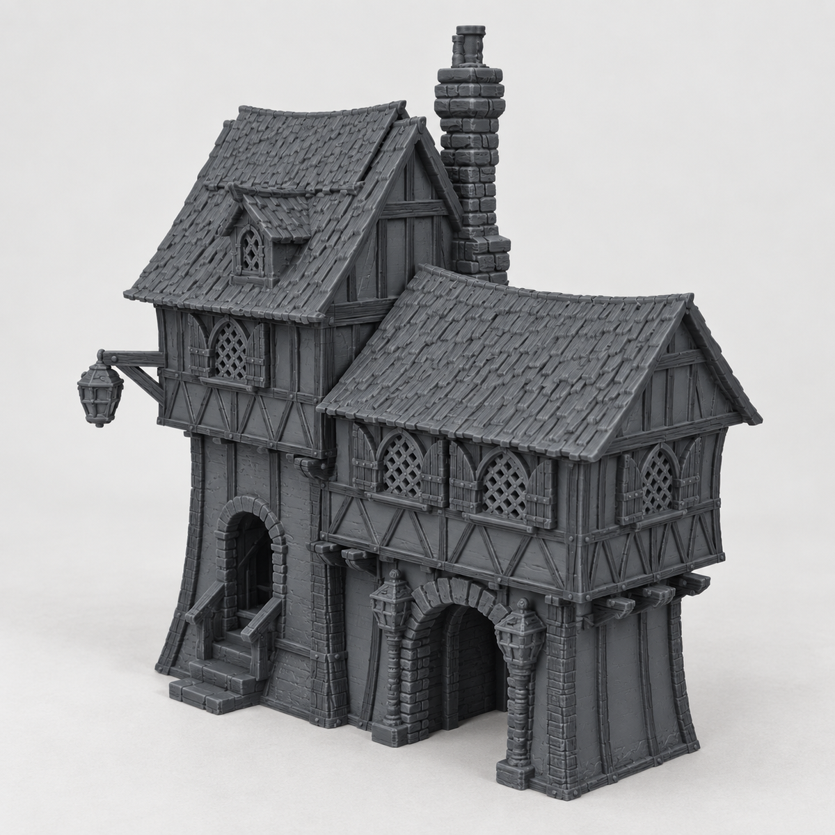 Westwatch Bastion, 28mm fantasy terrain in charcoal grey