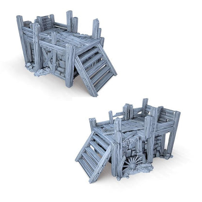 Ruined Platforms - 28mm DND/Wargame/RPG Terrain