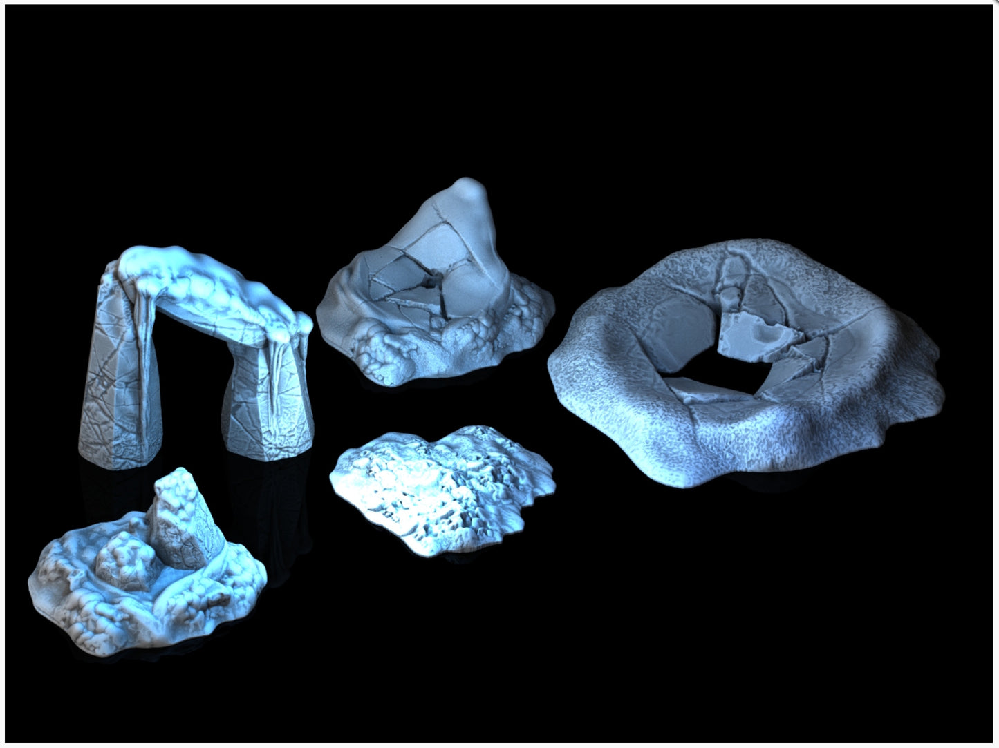 Frozen Scatter - 28mm DND/Wargame/RPG Terrain