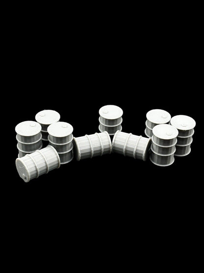 20x Barrels Terrain Scatter 28mm Scale For Games Like Warhammer / Wargaming - Molten Prints