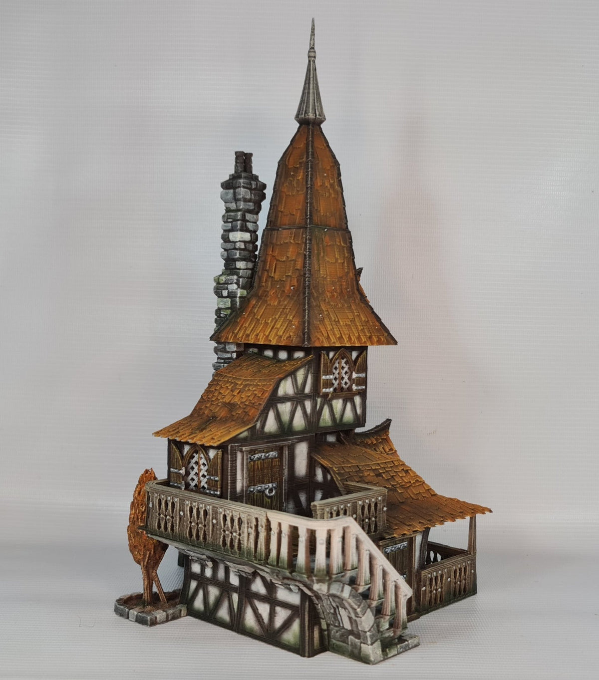 Medieval Village Starter Set - 5 Piece 28mm Terrain Bundle for DND, Frostgrave, Wargames