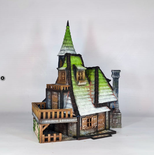 Steeple Lodge - 28mm DND/Wargame/RPG Terrain