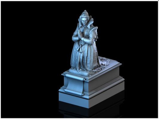 Penitent Statue - 28mm DND/Wargame/RPG Terrain