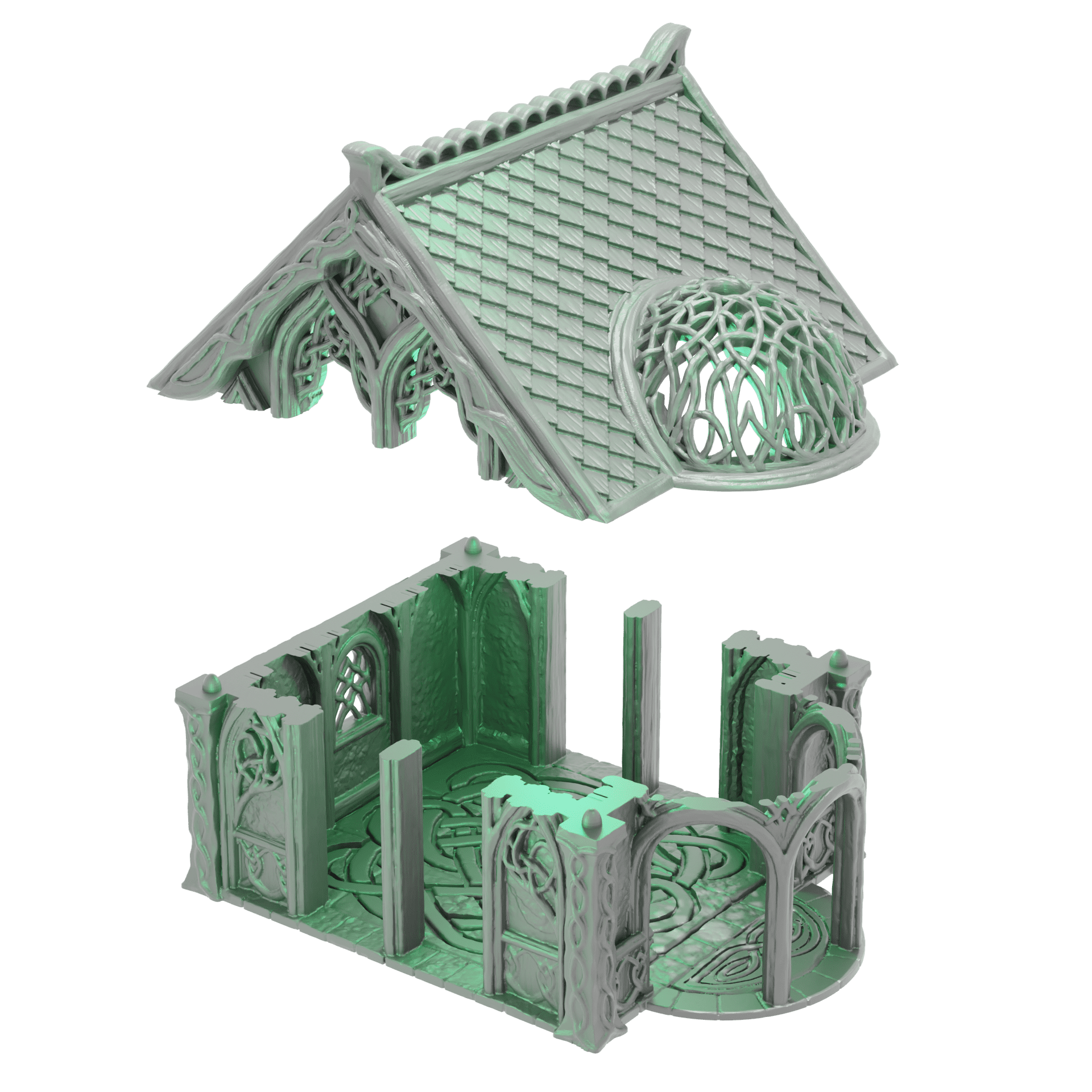 Elven Home - 28mm DND/Wargame/RPG Terrain image 1