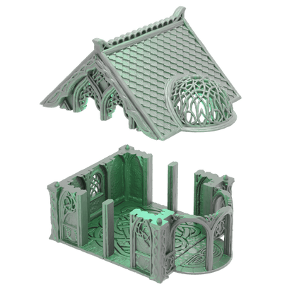 Elven Home - 28mm DND/Wargame/RPG Terrain image 1