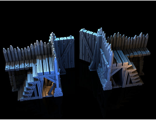 Palisade Gate - 28mm DND/Wargame/RPG Terrain