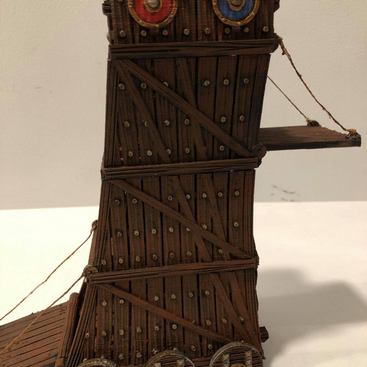 Siege Tower - 28mm DND/Wargame/RPG Terrain