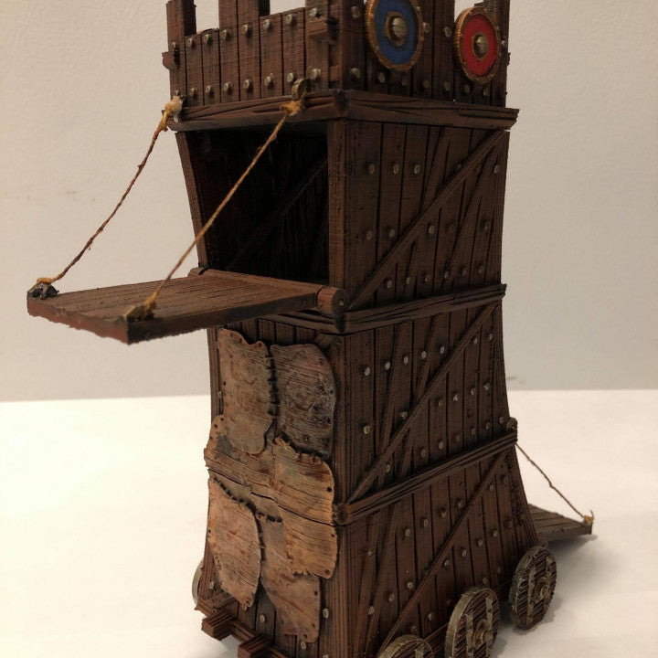 Siege Tower - 28mm DND/Wargame/RPG Terrain