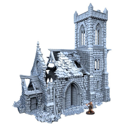 Ruined Sanctuary - 28mm DND/Wargame/RPG Terrain