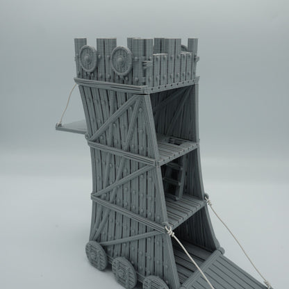 Siege Tower - 28mm DND/Wargame/RPG Terrain