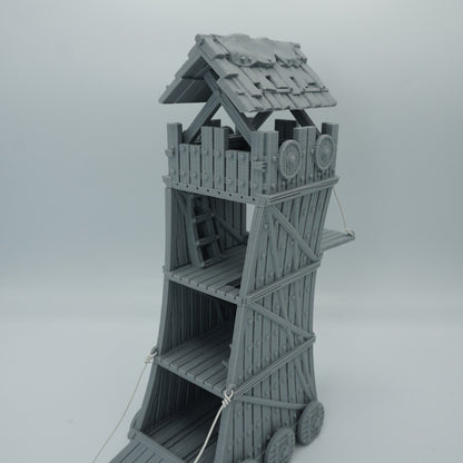 Siege Tower - 28mm DND/Wargame/RPG Terrain